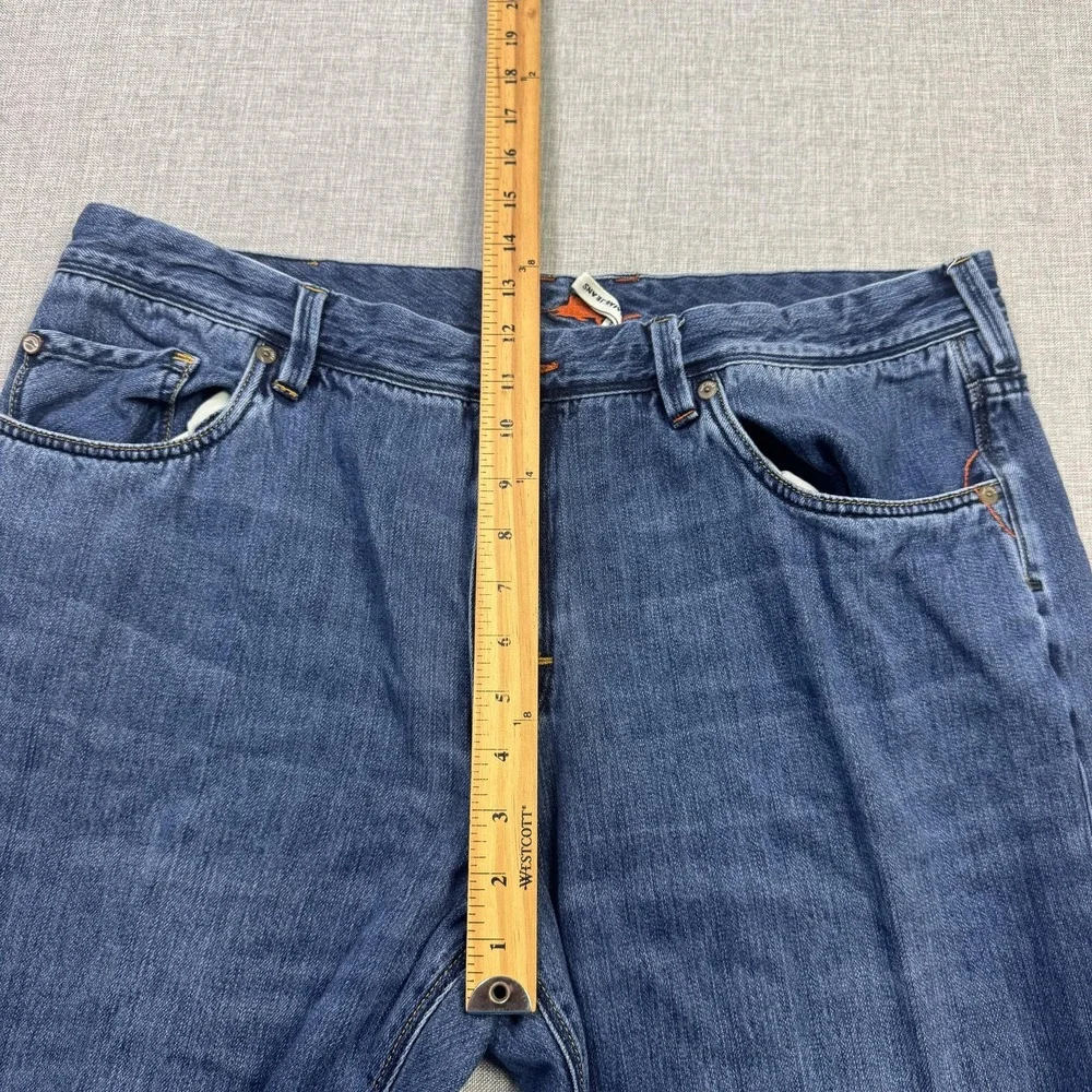 Tommy Bahama Jeans Mens 40x32 Straight Blue Medium Wash Denim Cotton Viscose